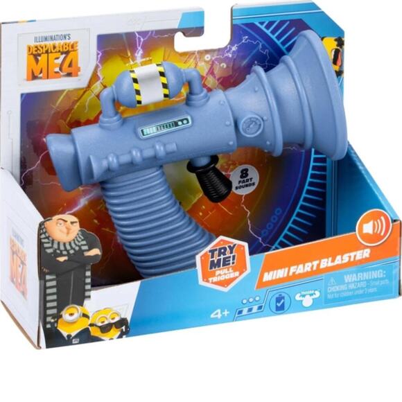 Despicable Me 4 Mini Fart Blaster 8 Different Silly Fart Noises - Picture 1 of 6